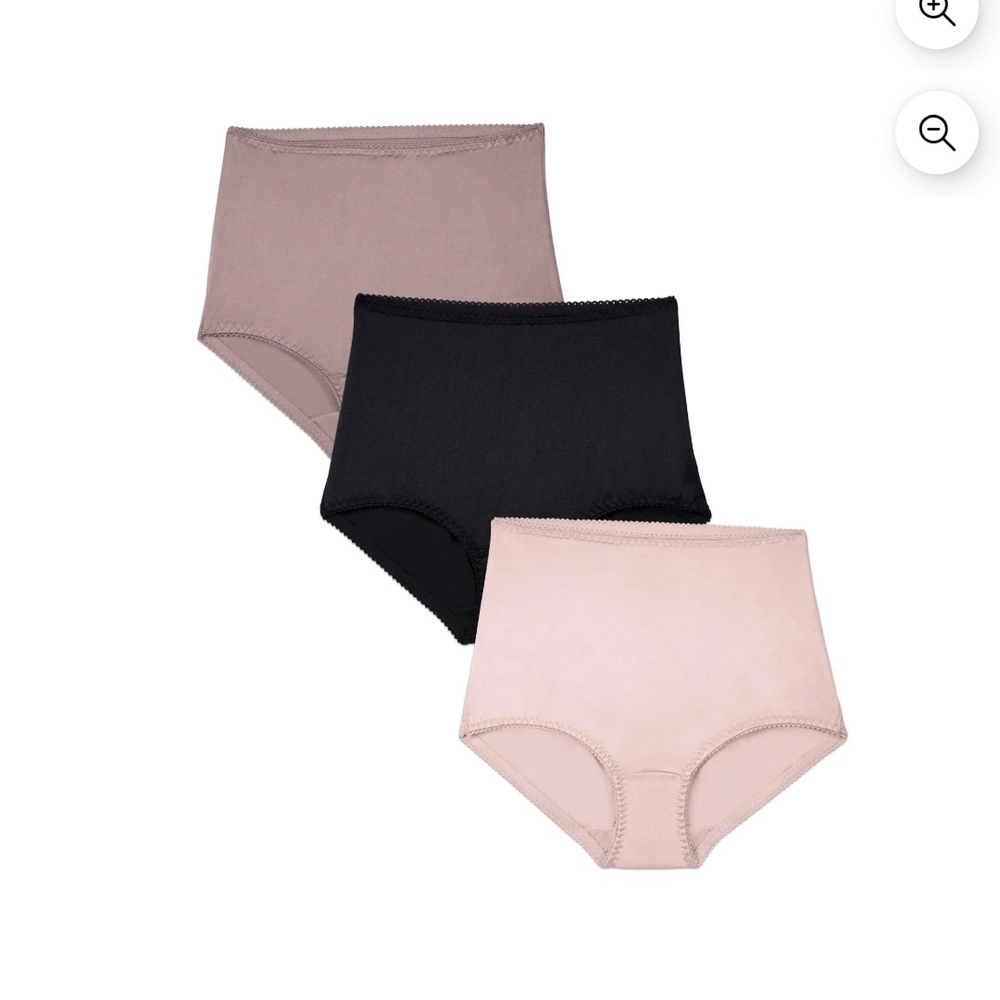 Vanity Fair Radiant Collection Women's Undershapers Underwear 3-Pack Sz 5XL / 12